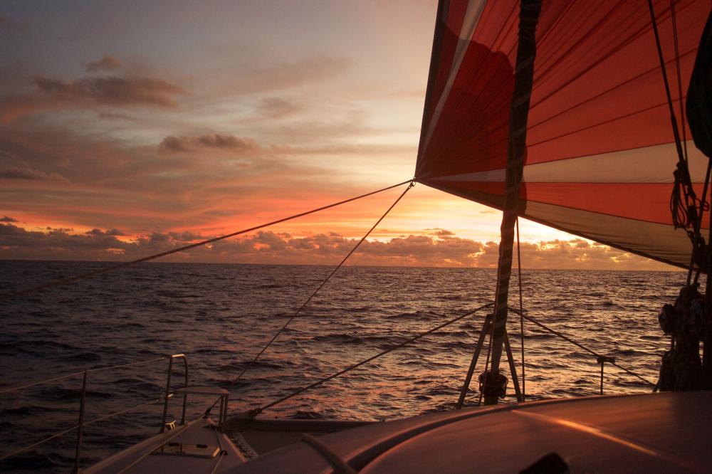 Sunset: Sunset from Galapagos to Marquesas